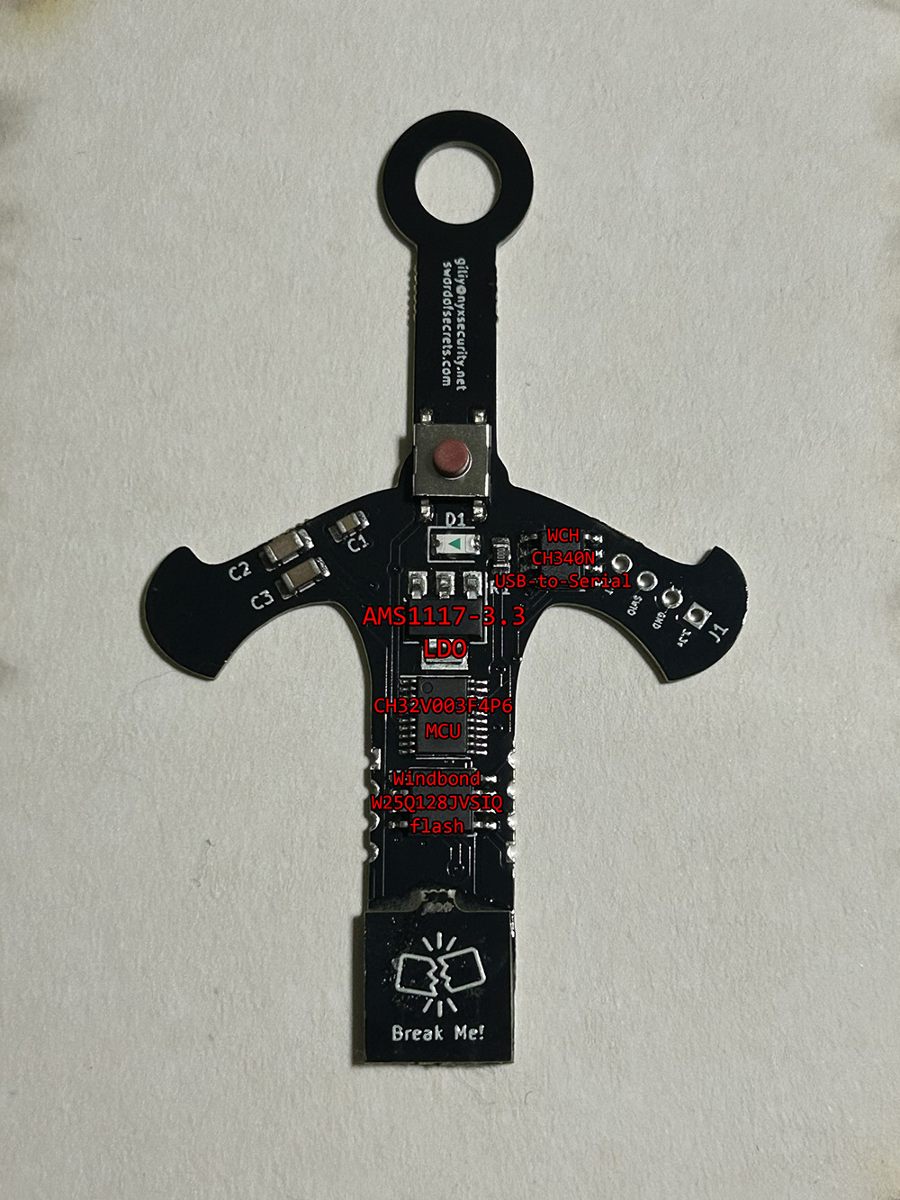 Components on the PCB